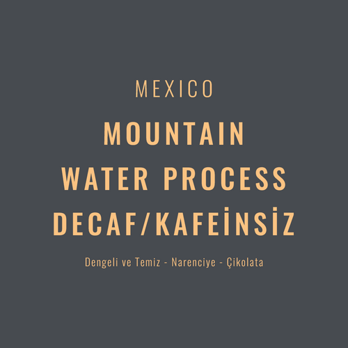 Mexico Mwp Decaf Kafeinsiz Kahve