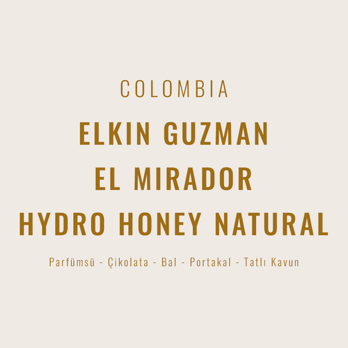 Colombia – Elkin Guzman Hydro Honey