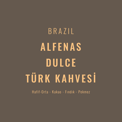 Brazil Alfenas Dulce Türk Kahvesi